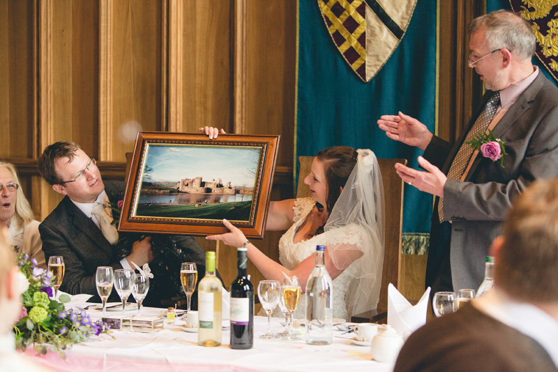 Midsummer Night's Dream -themed Wedding at Caerphilly Castle  by Whole Picture Weddings