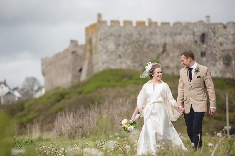 Spring wedding at Manorbier Castle by Whole Picture Weddings